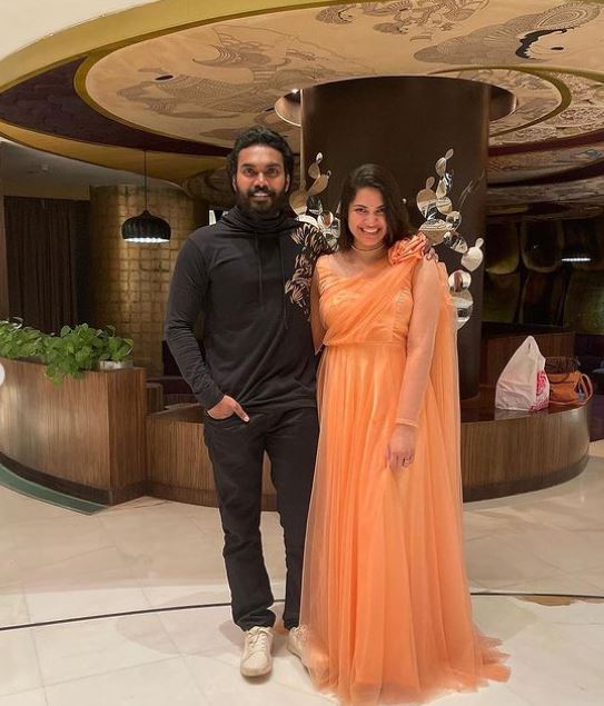 Anchor Meghana kuamr with her husband