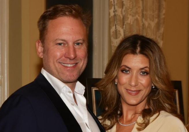 Andrew Nixon with his fiancée Kate Walsh