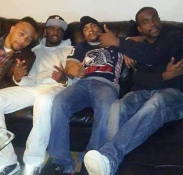 Antonio Dennard with his friends