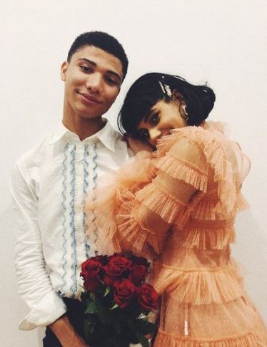Ayesha with her best friend James