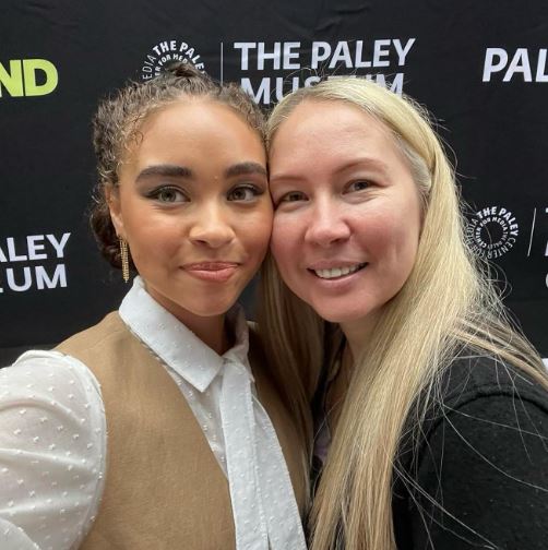 Bailey with her mother Alesya Ignatieva
