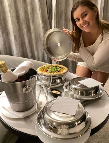 Brittany Higgins is a foodie