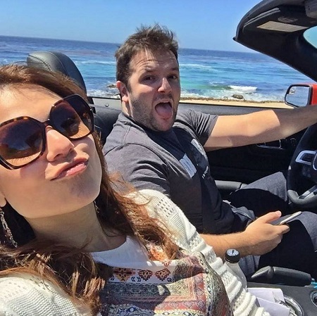 Bruna Louise with her boyfriend