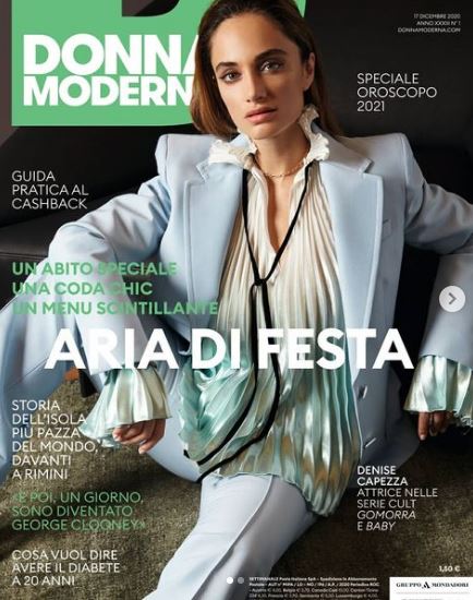 Capezza featured on various magazine covers