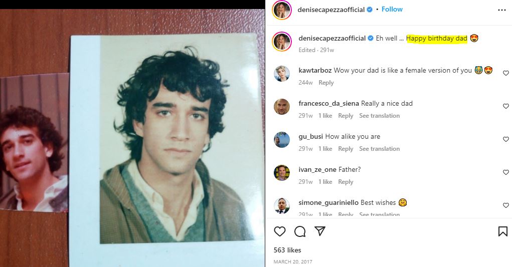 Capezza's father