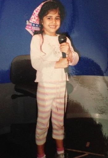 Childhood photo of Ayesha