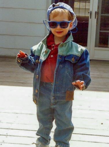 Childhood photo of Zach