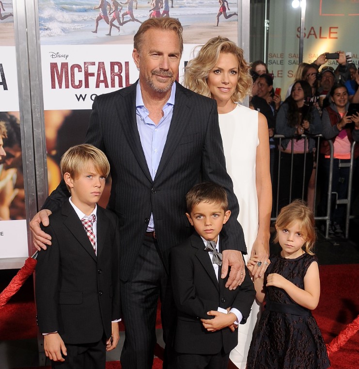 Christine Baumgartner with her spouse daughter and sons