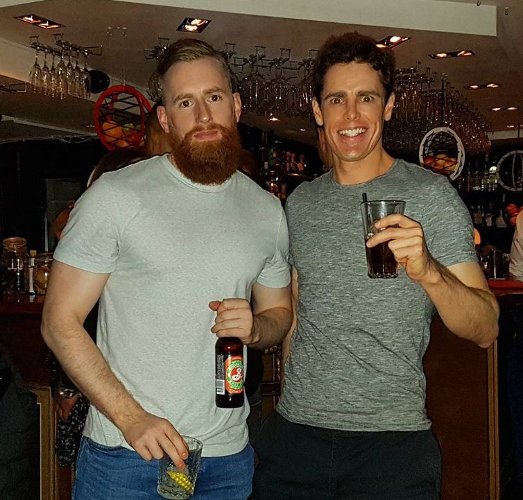 Dale Philip with his brother Dean Philip