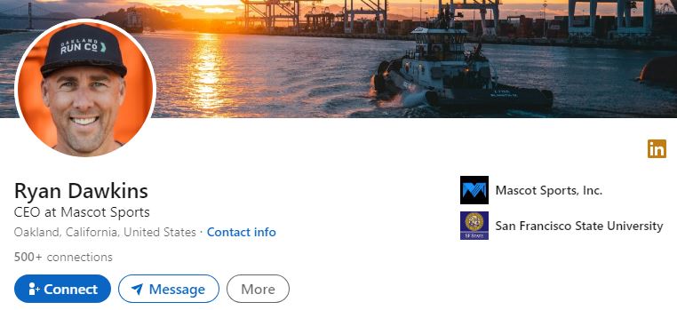 Dawkins's LinkedIn account