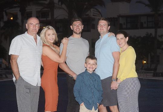 Emma Louise with her family