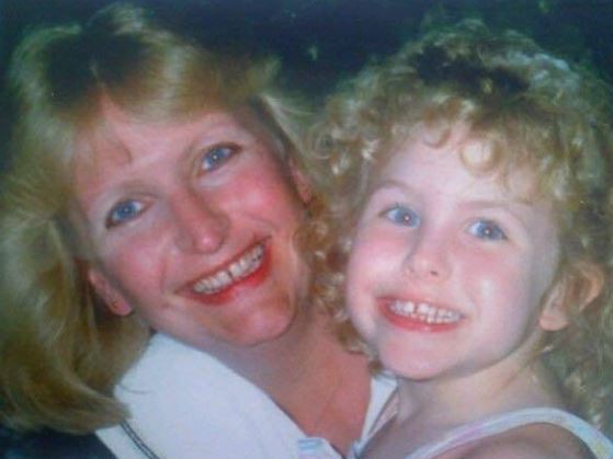 Emma with her mother Jayne Jones