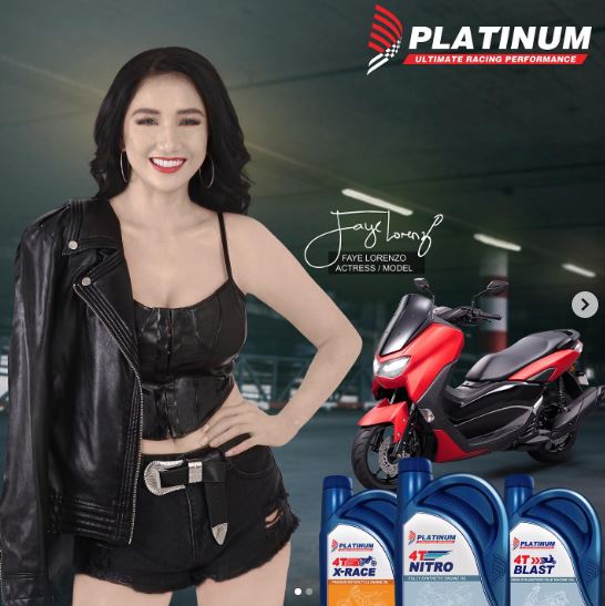 Faye endorses various brands
