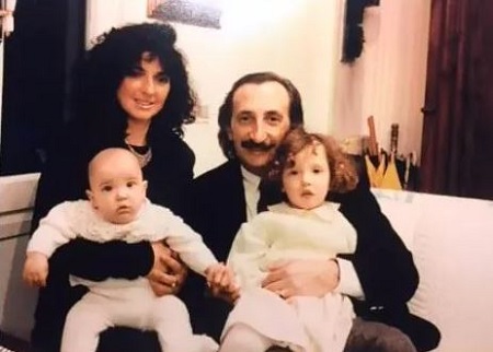 Franco Gatti and his kids