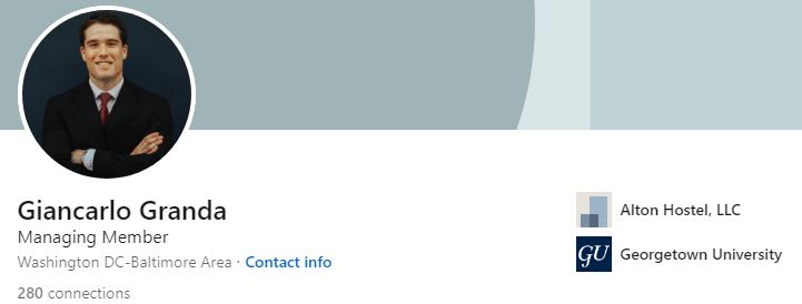 Granda's LinkedIn account