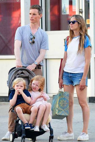 Hannah Bagshawe with her spouse and kids