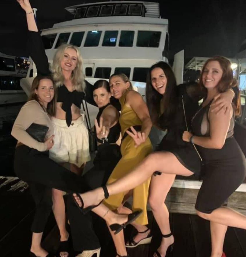 Hopwood and her friends