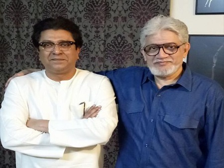 Jaidev Thackeray with Raj Thackeray