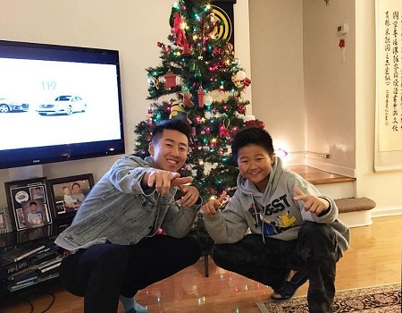Jimmy Zhang and his brother