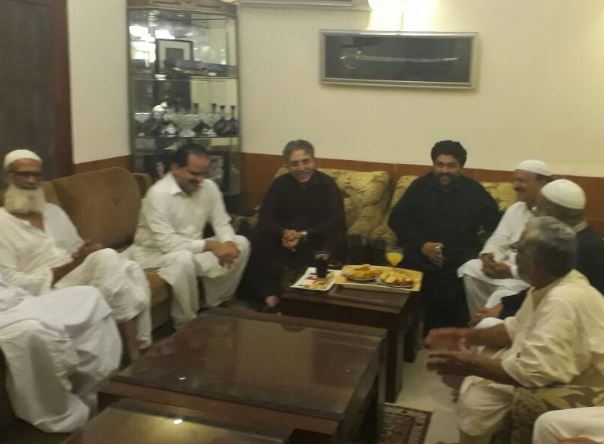 Kamran Tessori with other politician