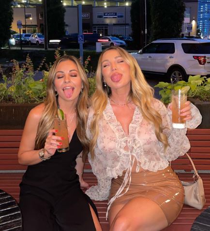 Kelly with her bestie