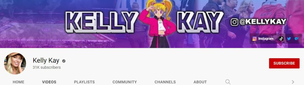 Kelly's Youtube channel