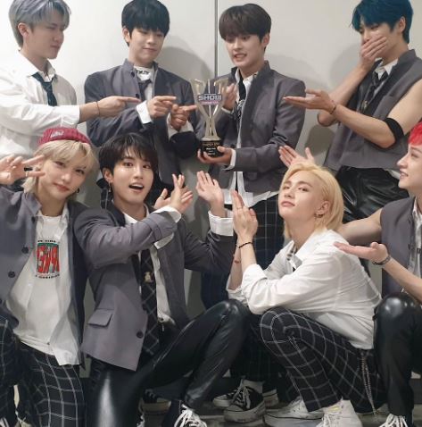 Lee Know with Stray Kids