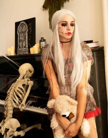 Loujain Adada celebrates Halloween