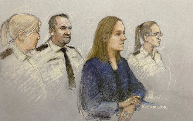 Lucy Letby appeared in the court