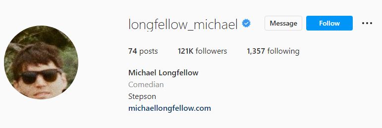 Michael's Instagram account
