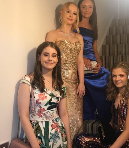 Mollie with her friends