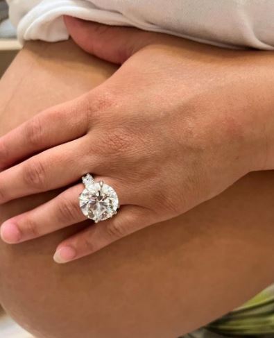Mychelle's engagement ring