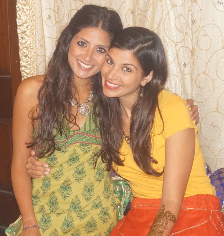 Neema and her sister Reshma Roshania