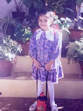 Nimrit Kaur Ahluwalia childhood image