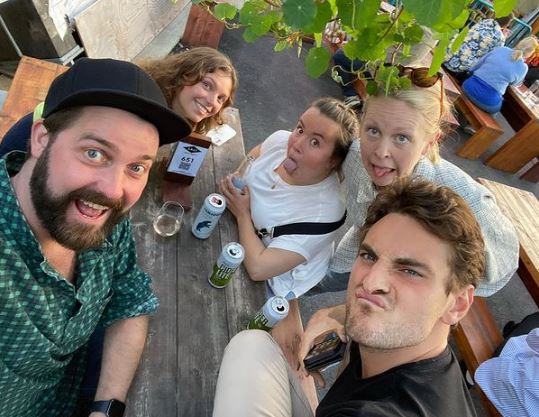 Olli with his friends