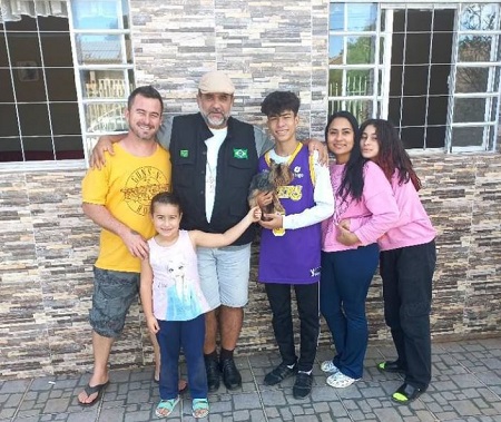 Padre Kelmon with kids