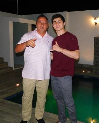 QCP with his dad