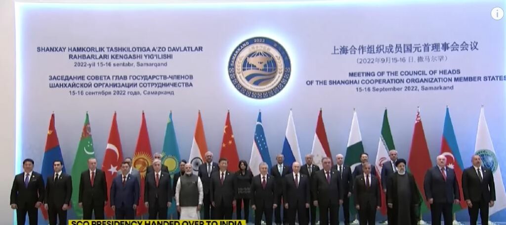 SCO Presidency handed over to India Two-day hybrid event in New Delhi