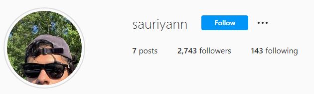 Sauriyan Sapkota Instagram