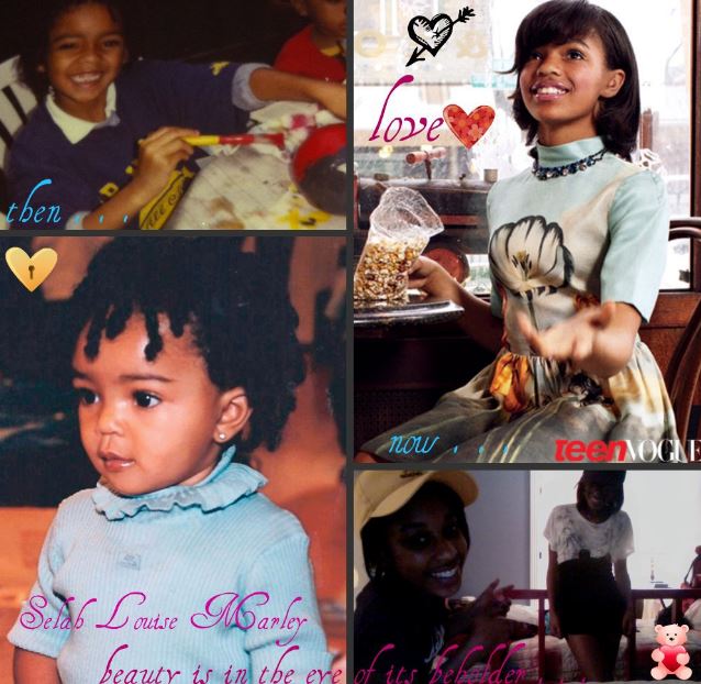 Selah Marley childhood image