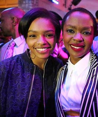 Selah Marley with her mom