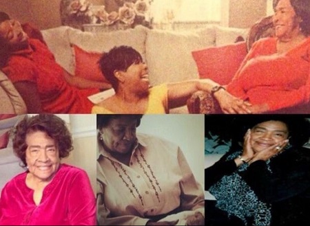 Shirley Strawberry with her mother