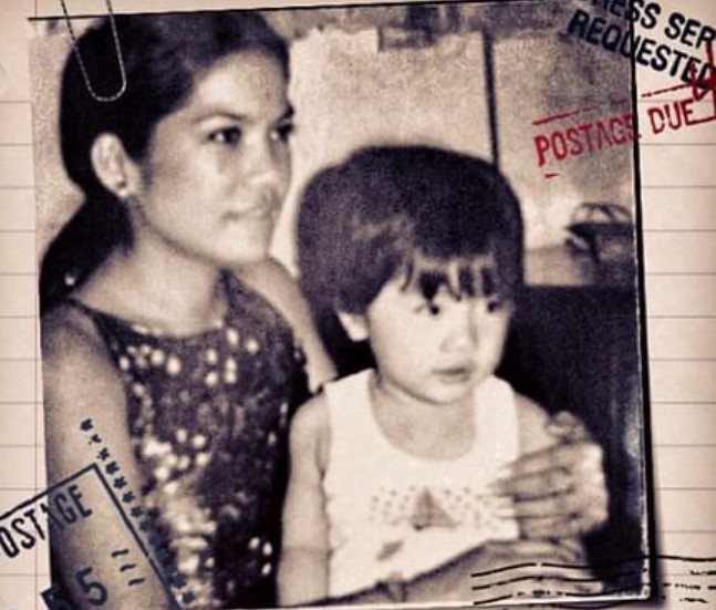 Smokey Manaloto childhood image with his mom