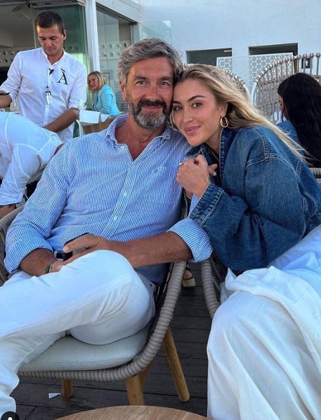 Sophie Habboo and her father