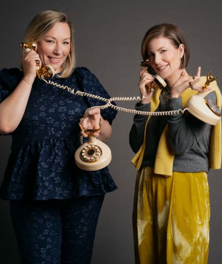 Stephanie Carter with her friend