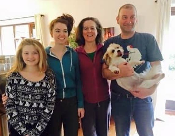 Sturton and her family