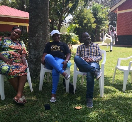 Susan Nakhumicha Wafula with her family