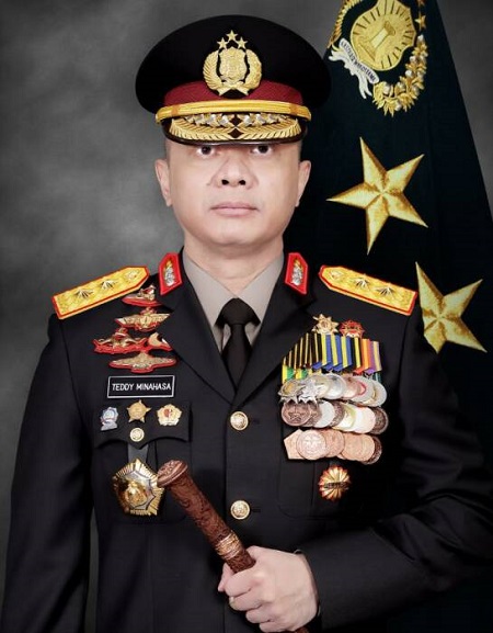 Teddy Minahasa Career- High-ranking National Police officer