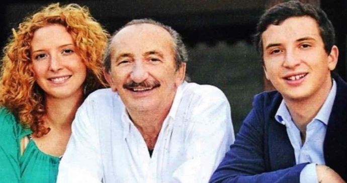 franco Gatti with his wife and son