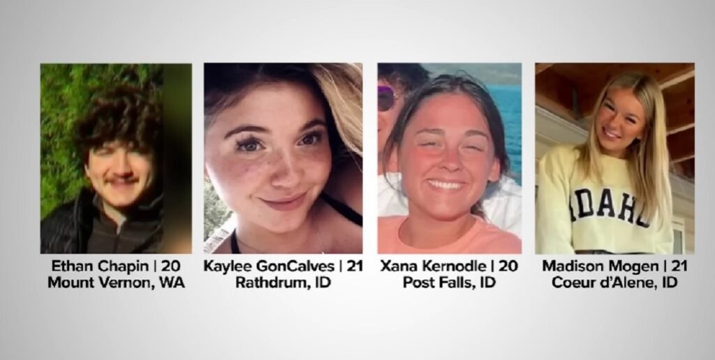 4 Idaho College Students Murdered in ‘Crime of Passion’